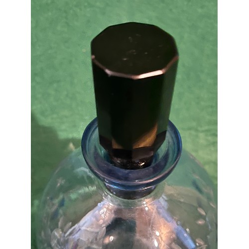 374 - Blue Moser decanter