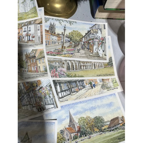 150 - Collectable unused postcards - Judges of Hastings all signed Patricia Hall, all different.