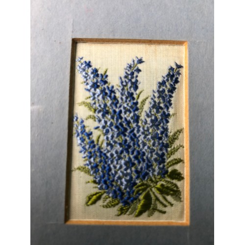 183 - 2x Framed needle work