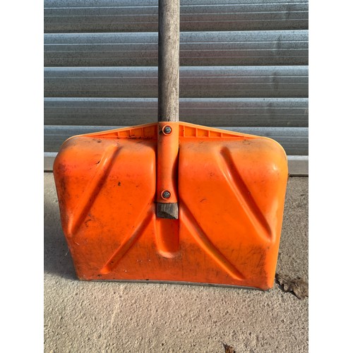 205 - Large plastic mucking out shovel.