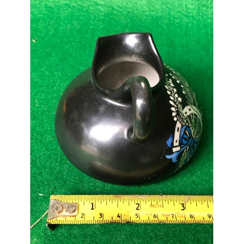 500 - Small black Shelley jug. For luck from Ryde.