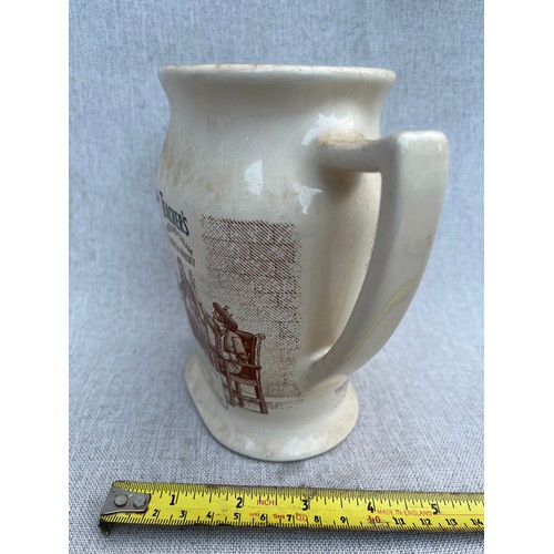 614 - Teachers Highland Cream Scotch Whisky Jug by Seton Pottery