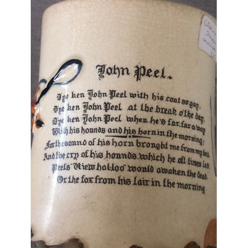 771 - Crown Devon Fieldings musical John Peel tankard