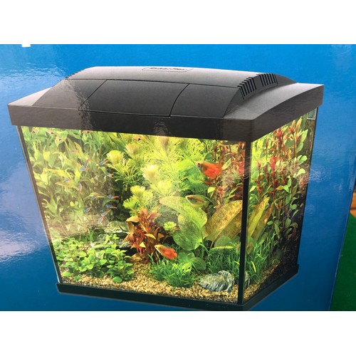 851 - Aqua Start 30. A 25L Aquarium with lid, light, heater and filter pump boxed