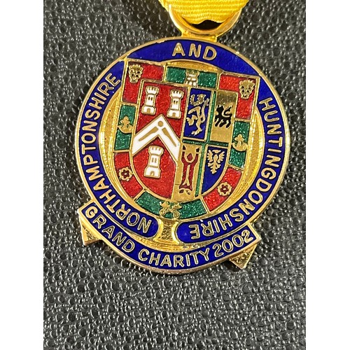 861 - Northhamptonshire & Huntingtonshire Masonic Steward Patron medal