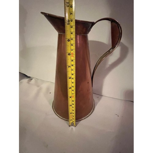 872 - Antique Copper water jug