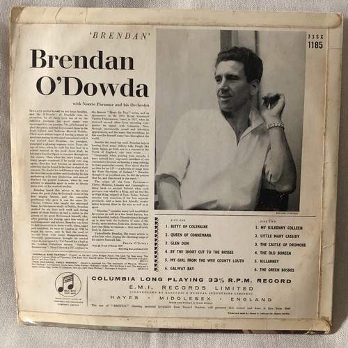 3054 - Brendan O’Dowda. Brendan Mono Columbia records. SX1185