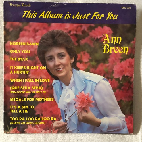 3056 - Ann Breen. This album is just for you. Homespun records. DHL703