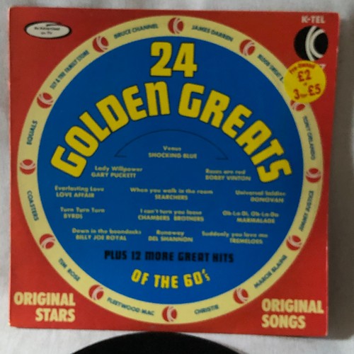 3060 - 24 Golden greats +12 more great hits of the 60s. K-tel NE497.