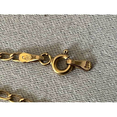 279 - Gold chain for scrap or repair. 1.4g