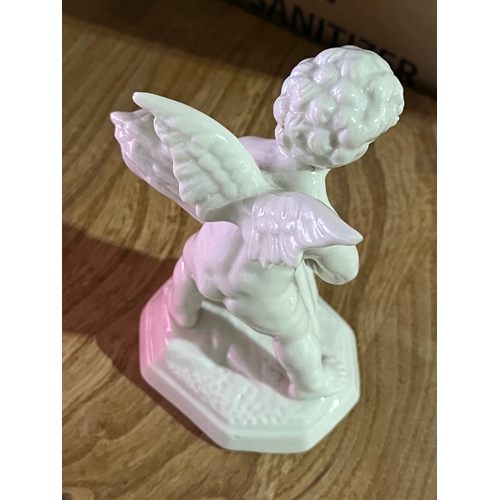 16 - Dresden porcelain cherub figurine