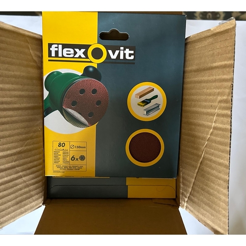 40 - 1 box of 80 grit orbital ventilated sanding discs. Diameter 150mm. The box contains 20 packs and eac... 