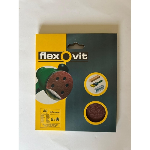 40 - 1 box of 80 grit orbital ventilated sanding discs. Diameter 150mm. The box contains 20 packs and eac... 