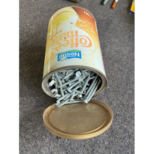 59 - Tin of screws