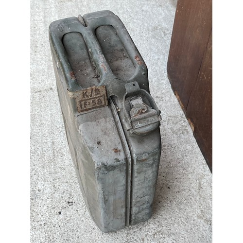 150 - 1969 Jerry can with military crows foot mark