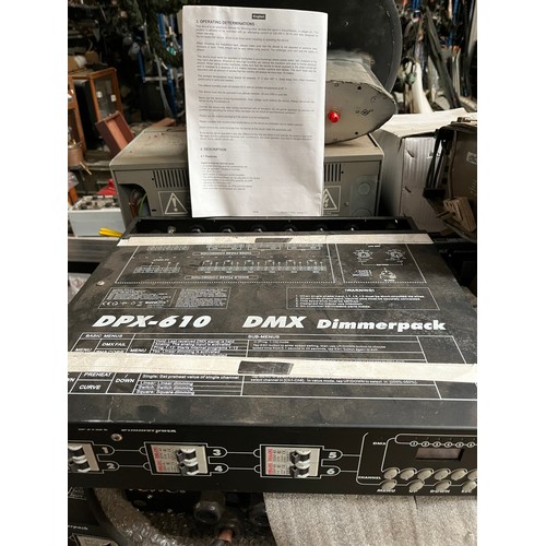 155 - Eurolite DPX-610/620 series 6 channel dimmer pack for stage lighting. Loads more of this type of thi... 