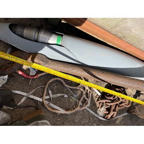 181 - Ships anchor with chain.