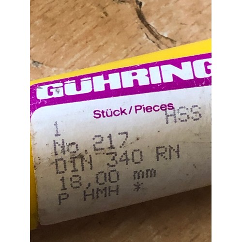 269 - 18mm HHS Guhring drill bit in tube