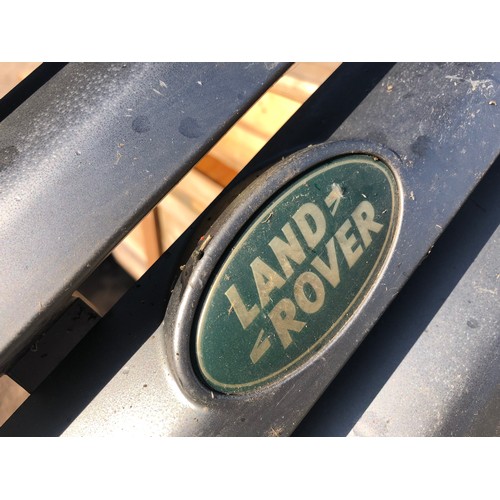 282 - Land Rover radiator grill panel. Make unknown