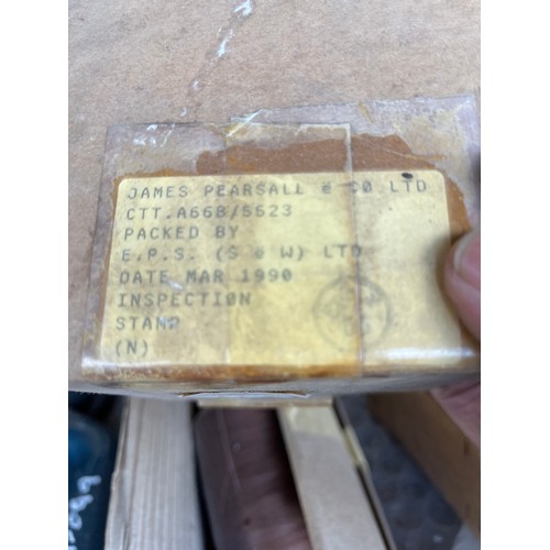 302 - MOD - 5No. 1500m reels of industrial bonded brown nylon