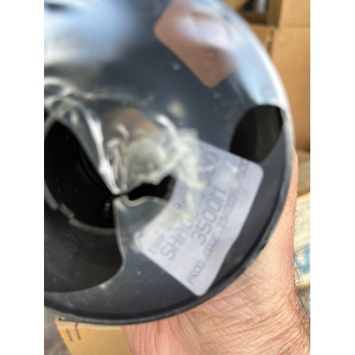 302 - MOD - 5No. 1500m reels of industrial bonded brown nylon