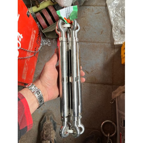 323 - MOD - Pack of 5No. Stainless steel rigging bottle screws