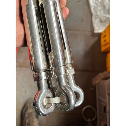 323 - MOD - Pack of 5No. Stainless steel rigging bottle screws