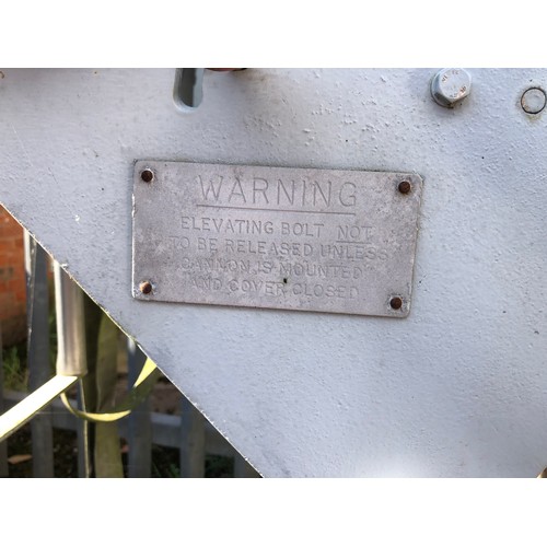 334 - Ships gun deactivated with fake barrel including magazine