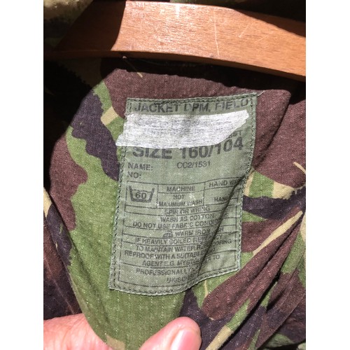 335 - MOD camouflage combat jacket 160/104