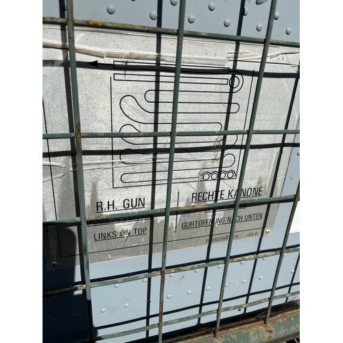 352 - MOD - Ammunition box for Tornado GR.4 fighter in serviceable condition Right gun