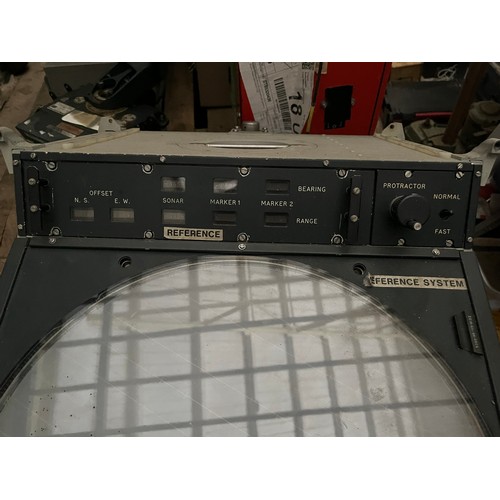 360 - MOD - Sea King Helicopter plan position indicator Radar screen in serviceable condition