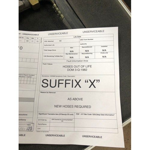 402 - MOD - 400 bar Hydraulic Testing kit. Hoses expired. Unused.