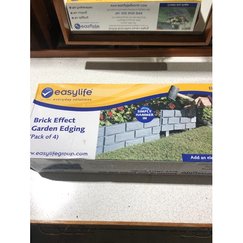 478 - Easylife brick effect garden edging.