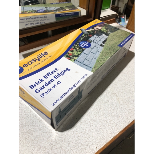 478 - Easylife brick effect garden edging.