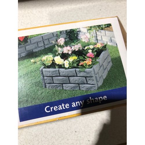 478 - Easylife brick effect garden edging.