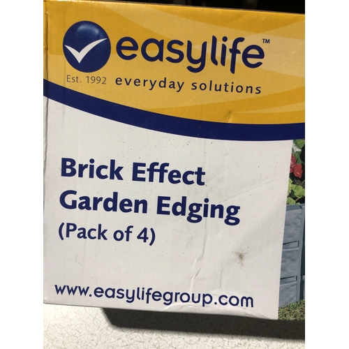 478 - Easylife brick effect garden edging.