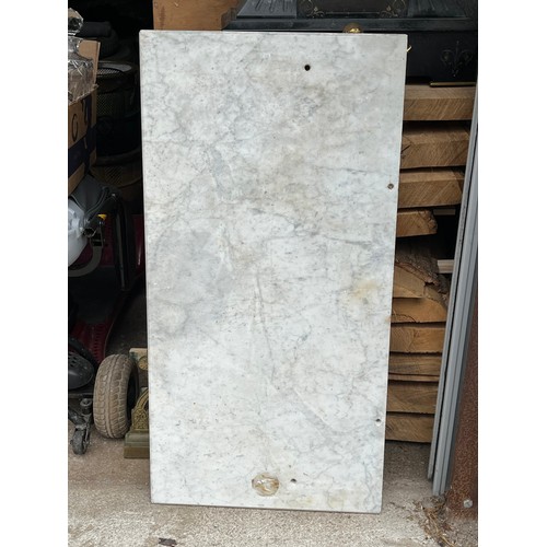 499 - Marble wash stand top