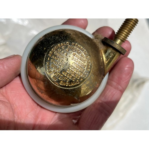 512 - 8 Large caster wheels by Archibald Kenrick & Sons