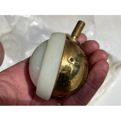 512 - 8 Large caster wheels by Archibald Kenrick & Sons