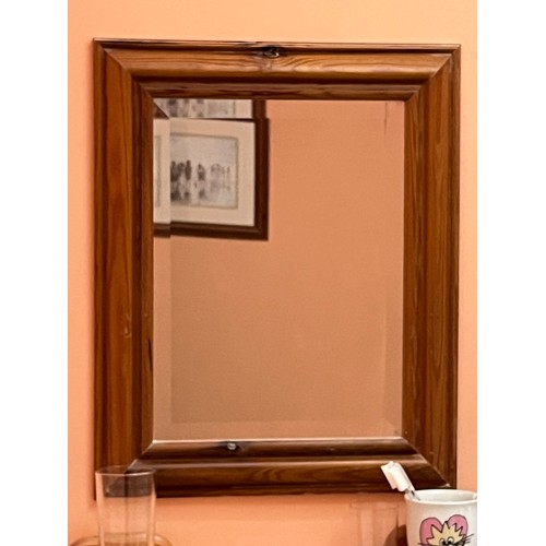 521 - Rectangular bevel edge mirror
