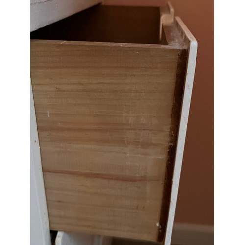 522 - Painted wooden blanket drawers.
19