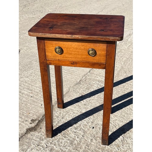 543 - Hall table probably used for a sewing machine hence the holes in the surface