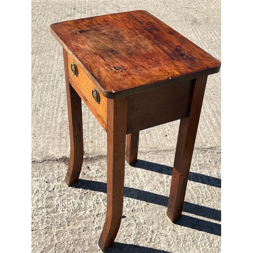 543 - Hall table probably used for a sewing machine hence the holes in the surface