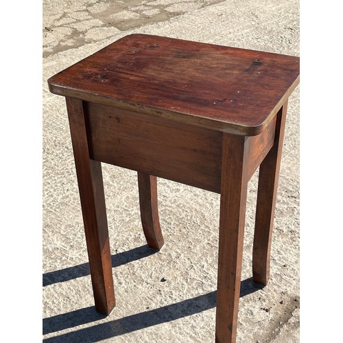 543 - Hall table probably used for a sewing machine hence the holes in the surface