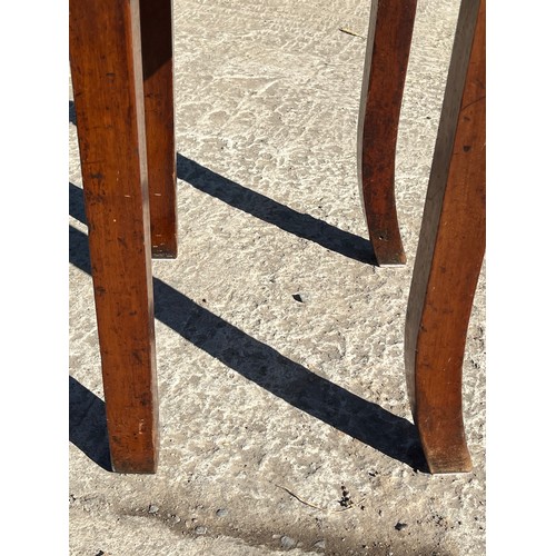 543 - Hall table probably used for a sewing machine hence the holes in the surface