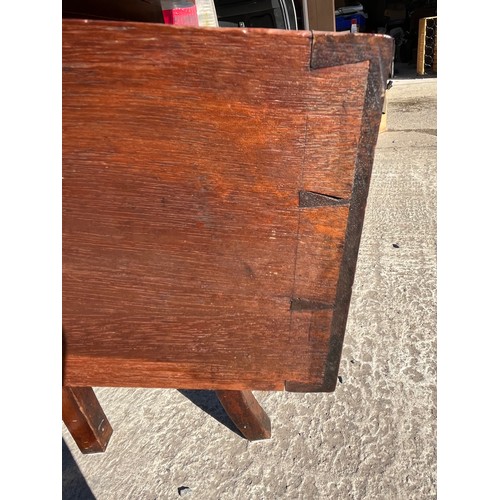 543 - Hall table probably used for a sewing machine hence the holes in the surface