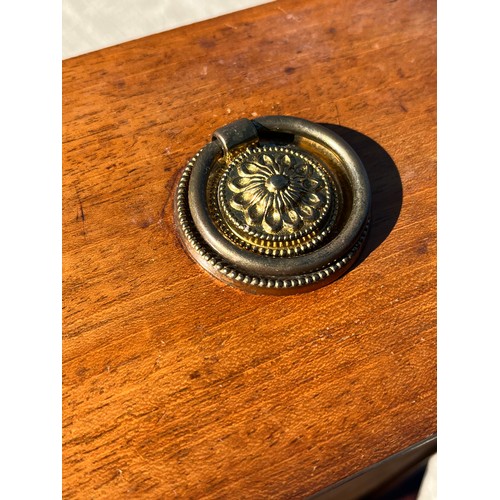 543 - Hall table probably used for a sewing machine hence the holes in the surface