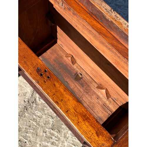 543 - Hall table probably used for a sewing machine hence the holes in the surface