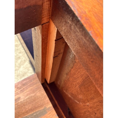 543 - Hall table probably used for a sewing machine hence the holes in the surface