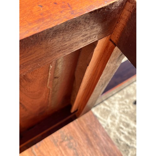 543 - Hall table probably used for a sewing machine hence the holes in the surface